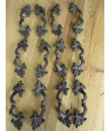 12 Cast Iron Antique Victorian Style Drawer Pull Barn Handle Door Handle... - £31.44 GBP
