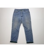 Vintage 90s LL Bean Mens 36x32 Distressed Fleece Lined Heavyweight Denim... - $1,090.57 MXN
