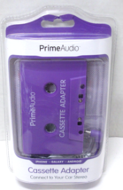 New/Sealed Prime Audio Cassette to 3.5 MM Auxillary Cable Tape Adapter - $173.21 MXN