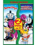 Double Feature Childrens DVD Snow Days Frosty Friends Thomas Tank Barney... - $10.95