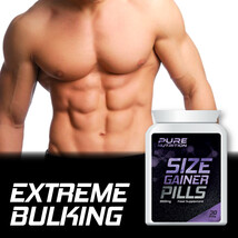 PURE NUTRITION SIZE GAINER PILLS – EXTREME BULKING PILL BODYBUILDER WEIG... - $29.99