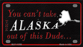 Alaska Dude Novelty Mini Metal License Plate Tag - £11.72 GBP