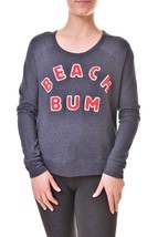 SUNDRY Womens Sweater Tender Crop Beach Bum Stylish Blue Size US 0  - £36.43 GBP