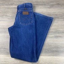 Wrangler Jeans Mens 30x32 Blue Pants Bootcut 945NAV Western Denim Tag - £14.78 GBP