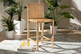 Lumines Natural and Rattan Counter Stool - $5,698.00 MXN
