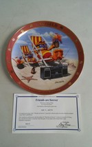 A Day With Garfield Collector Plate COA Jim Davis Danbury Mint Friends A... - £15.94 GBP