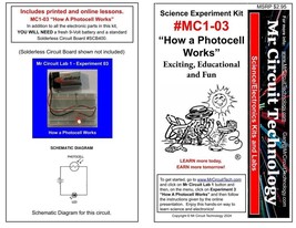 MC1-03 ** Mr Circuit Science ** Experiment Kit -How A Photocell Works - $2.92