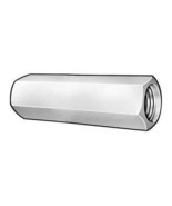 Coupling Nut, #10-32, Steel, Grade 2, Zinc Plated, 3/4 In Lg, - £14.27 GBP