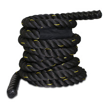 Battle Rope Workout 30 Ft 1.5&quot; Poly Dacron Strength Exercise Training Ro... - £51.15 GBP