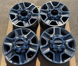 Ford F250 F350 18" Gunmetal And Machined OEM Wheels New Takeoff Set Of Four - $939.51
