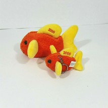  Avon Gill The Goldfish 6in Plush & Keychain Full O Beans July 2000 2 Piece Set - $9.74