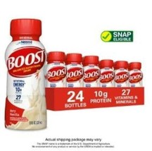 BOOST Original Nutritional Drink, BB 02/2024 Very Vanilla, 8 Fl Oz (Pack... - $29.94