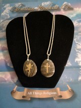 Religious hand made Blackstone grain jewelry necklace women fashion pendant - $9.99