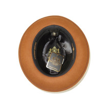 Men Bruno Capelo Hat Australian Wool Crushable Center Dent CHICAGO CH303 Cognac image 5