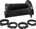 Domino D100 Black Lock On Locking MX Grips For Husqvarna FC FE 250 350 4... - $31.95