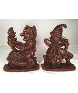Nice VINTAGE Rare Punch &amp; Judy Cast Iron Bookend  Bookends Signed EMIG  ... - €72,58 EUR