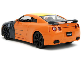 2009 Nissan GT-R (R35) Orange and Dark Gray with Yellow Top and Graphics and Nar - $55.77