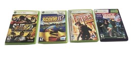 Xbox 360 4 Game Lot- Scene it? Street Fighter 4, RainbowSix Vegas, Dance Central - £25.95 GBP