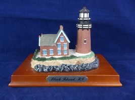 Block Island Rhode Island Model Collectible Lighthouse On Base - £5.09 GBP