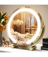 Gold Vanity Mirror 12 Inch Makeup Mirror with Lights Large Lighted Vanity  - $1,206.32 MXN