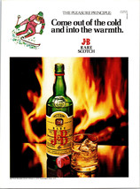 1973 J&amp;B &quot;Come Out Of TheCold And Into The Warmth&quot; Print Ad Advertisement - $6.49