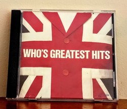 The Who -GREATEST Hits Cd British Invasion Rock Music Album Mca Records 1983 - £5.34 GBP