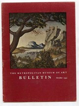  Metropolitan Museum of Art Bulletin October 1952 New York Judgment of Paris, - £13.32 GBP