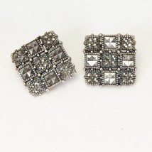 Sterling Silver Clip Earrings 17.2mm x 17.2mm x 2.4mm - $33.31