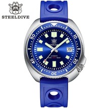 SD1970 Steeldive Captain Willard 6105 Automatic Diver Watch Seiko NH35 Blue - £92.53 GBP