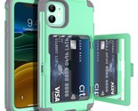 Iphone 11 Wallet Case For Women, Men- Defender Credit Card Holder Cover ... - £20.71 GBP