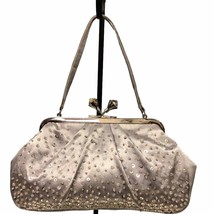 Kate Landry silver sequin clutch bag 10” x 5” evening bag - £23.15 GBP