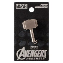 Marvel Comics The Hammer of Thor Mjolnir Image Metal Pewter Lapel Pin NEW UNUSED - £5.55 GBP