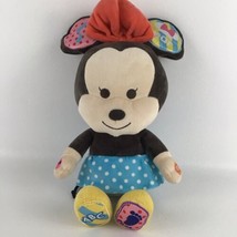Disney Hooyay Hug &amp; Play Talking Baby Minnie Mouse 15&quot; Plush Musical Lea... - $29.65