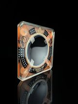 Cigar Ashtray Measures 8" square Thick Heavy Glass image 5