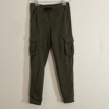 Sonoma Joggers Good For Life Boys Olive Green Cargo Elastic Waist Cuff (... - $11.95