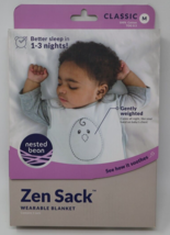 Nested Zen Sack Wearable Blanket Medium 6-12 Month 16-24 lbs Cotton Unisex - $34.64