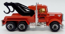 Matchbox Lesney Peterbilt Truck 1981 "Eddies Wrecker" Tow Truck - $4.50