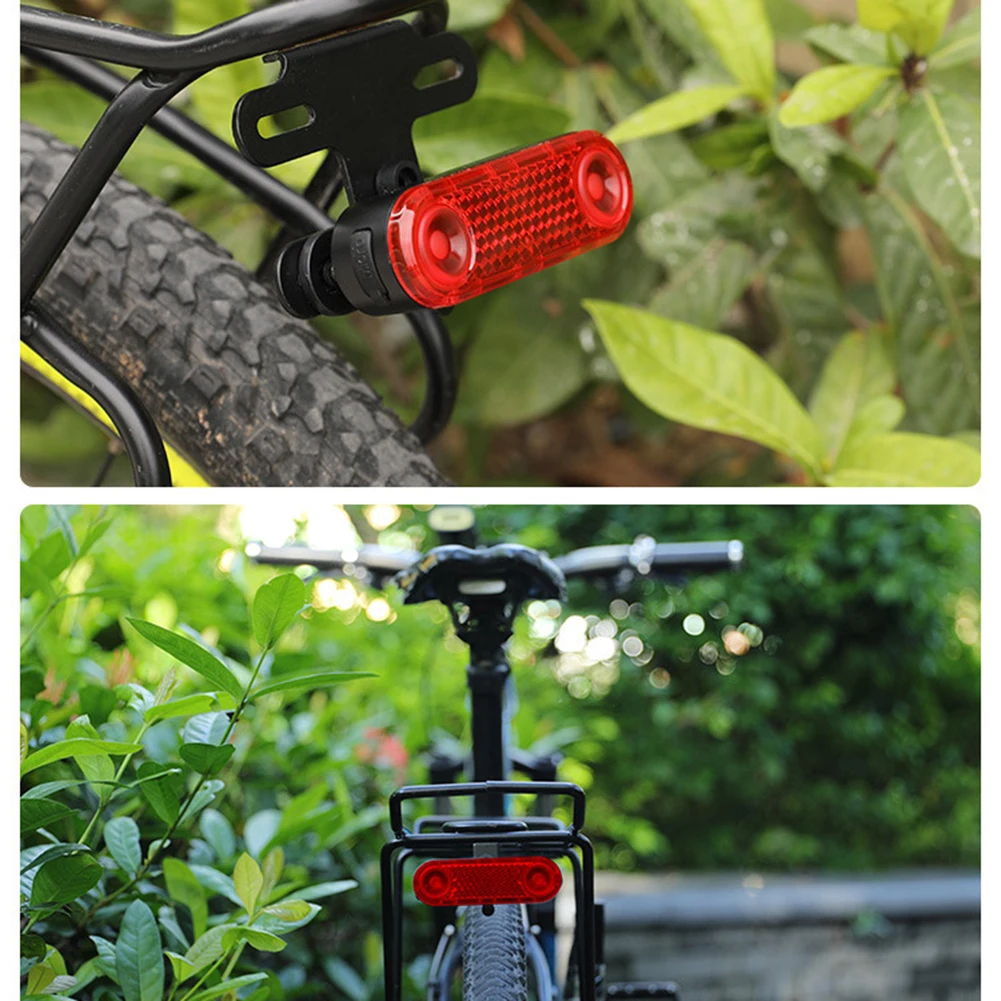 MTB Bicycle Luggage Carrier Light 60Lm 100Hrs Smart Braking Rear Lamp Cargo - £21.09 GBP+