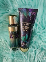 Victoria’s Secret Santal Berry Silk Fragrance Mist &amp; Lotion 2pc Set  - £32.91 GBP