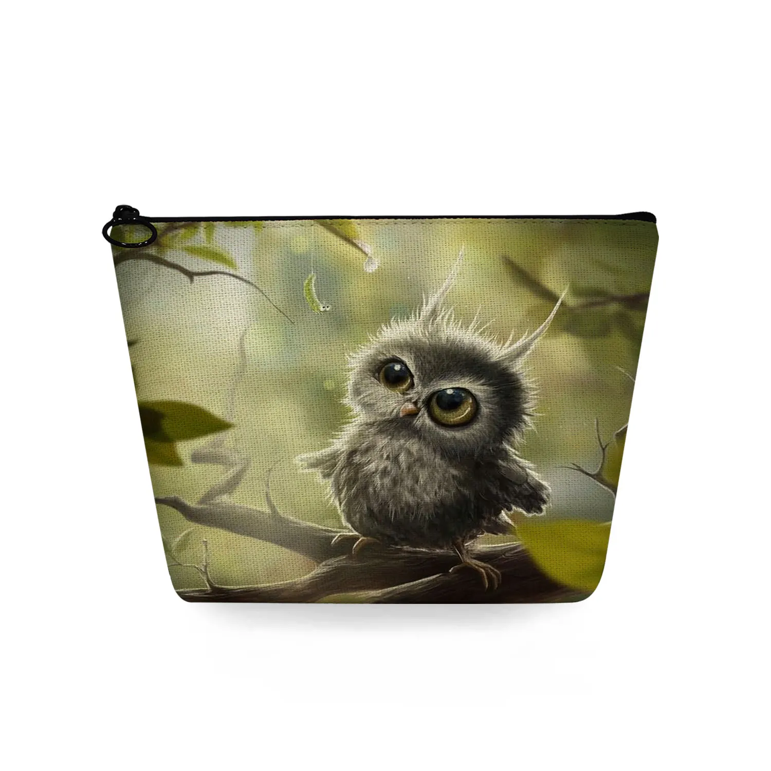 Owl nches Print Travel Toiletry Bags Casual Custom School Pencil Case Makeup Org - £47.23 GBP