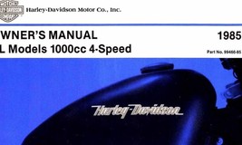 1985 Harley Davidson XLH XLS 1000 Owners Operators Owner Manual Brand New 1985 - $54.95