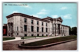 Public Library Building Louisville Kentucky KY UNP DB Postcard R25 - £2.63 GBP