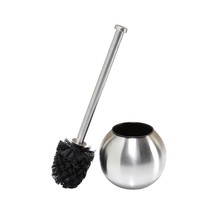 Bath Bliss Globe Design Toilet Brush Holder in Stainless Steel - $27.99