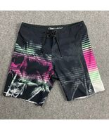 Billabong Swim Shorts Men&#39;s 28 Dbah Airlite Hawaiian Striped Polyester B... - $20.92 CAD