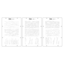 Sizzix Clear stamp Set 17Pkg W Stencils 3PKg By Vic Von SNature Pack of 1 - $884.60 MXN
