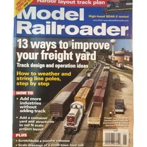 Model Railroader June 2010 Improve Freight Yard String Light Poles Harbor Layout - £6.16 GBP