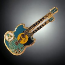 Hard Rock Cafe Pin Myrtle Beach Doubleneck Guitar Eye Of Knowledge Pyramid Vtg - £13.32 GBP