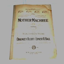 Mother Machree Song - Sheet Music - 1910, Antique - $10.89