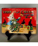 Visit to the Circus Pop Up Book Dean Clown Circus Paper Art Vintage Chil... - £23.97 GBP