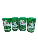 Vtg Disney 101 Dalmations Kids Plastic Cups Zak Designs Green 90&#39;s Set o... - $55.19 CAD
